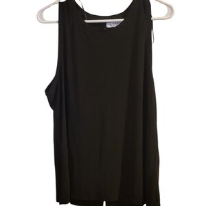 Chalus Women's Black Sleeveless Top Size L